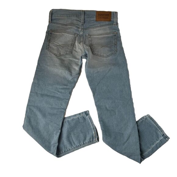 Signature by Levi Strauss Men's Slim Blue Jeans Size 28x28 - Picture 2 of 15